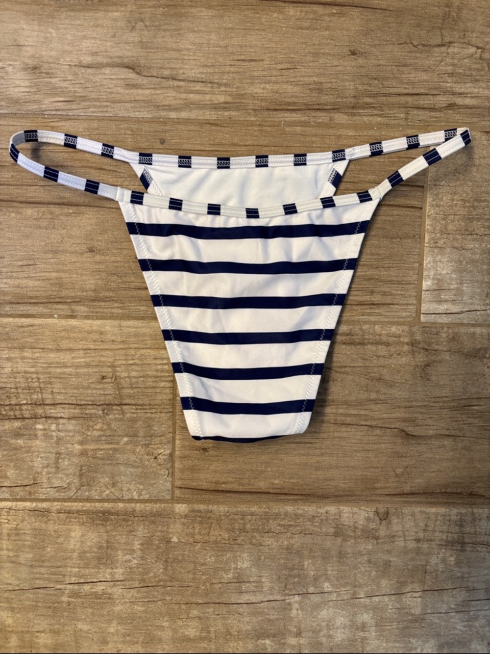 Musier Paris Striped Navy & White Bikini Set- NWT - Picture 6 of 7